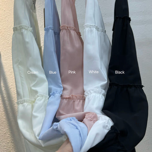 Summer Flounce Layer Long Skirts
